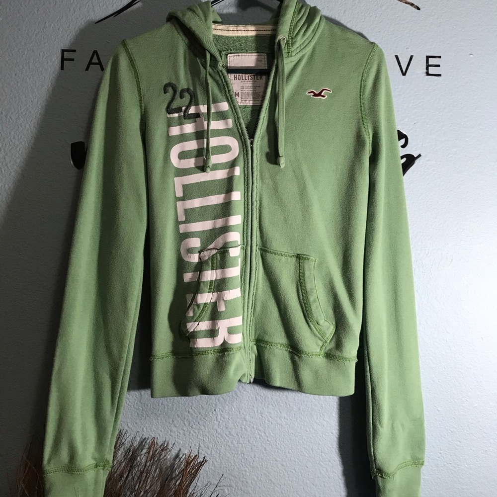 Green Hollister sweater